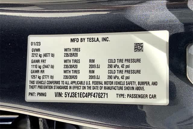 used 2023 Tesla Model 3 car, priced at $37,886