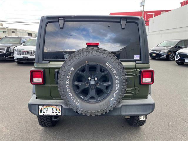 used 2021 Jeep Wrangler car, priced at $30,629