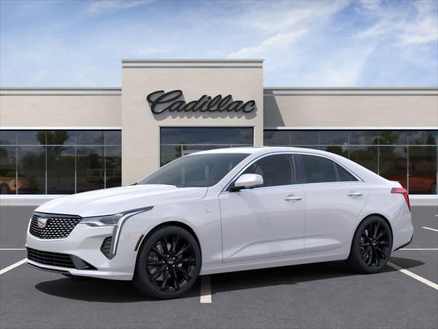 new 2025 Cadillac CT4 car, priced at $52,750