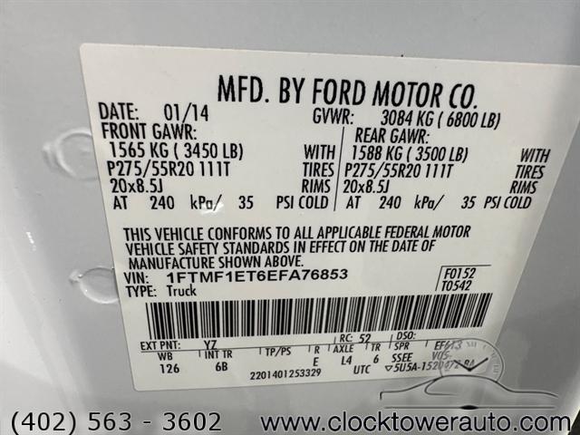 used 2014 Ford F-150 car, priced at $21,000