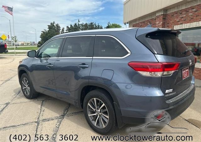 used 2018 Toyota Highlander car, priced at $25,000
