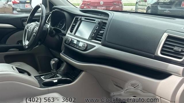 used 2018 Toyota Highlander car, priced at $25,000