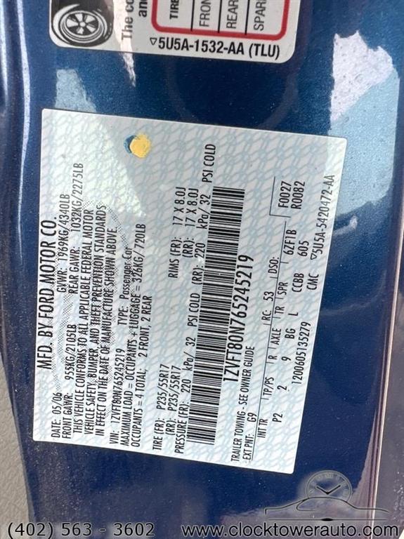 used 2006 Ford Mustang car, priced at $9,500