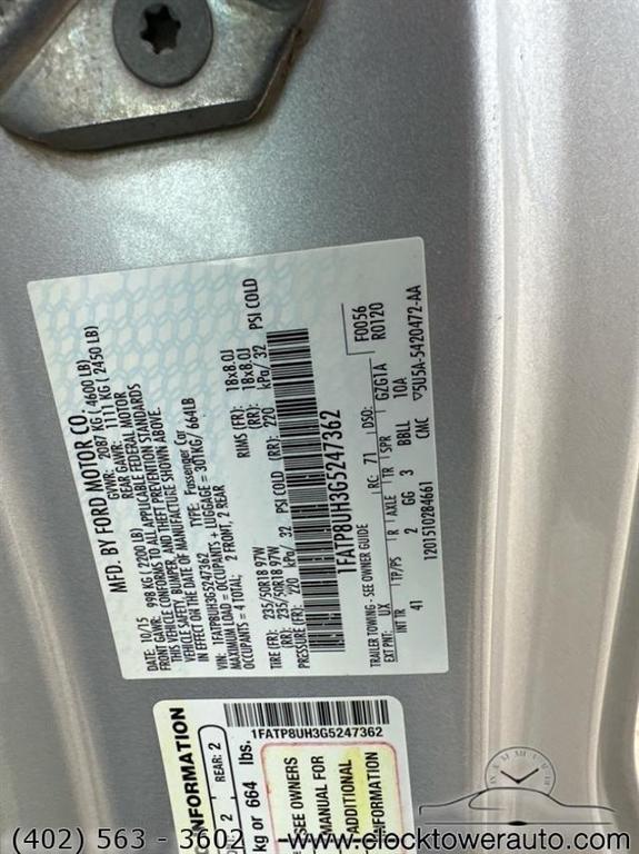 used 2016 Ford Mustang car, priced at $20,000