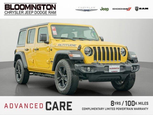 used 2021 Jeep Wrangler Unlimited car, priced at $30,591