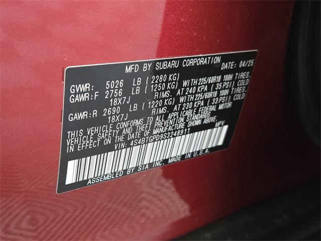 new 2025 Subaru Outback car, priced at $45,463