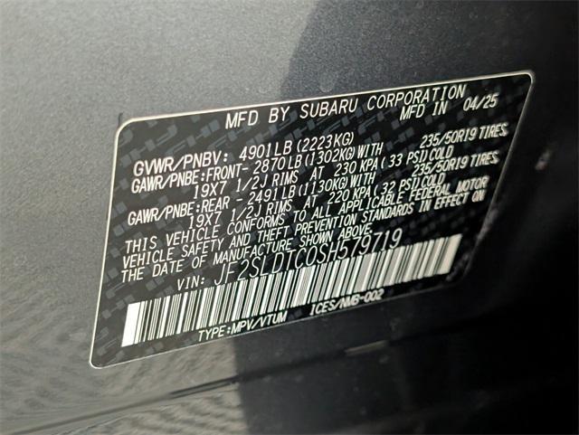 new 2025 Subaru Forester car, priced at $44,033