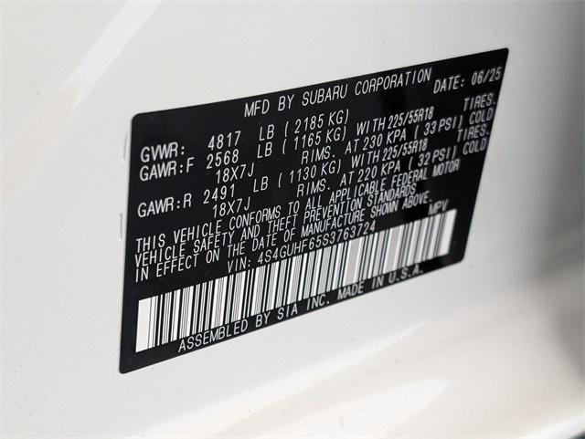 new 2025 Subaru Crosstrek car, priced at $31,983