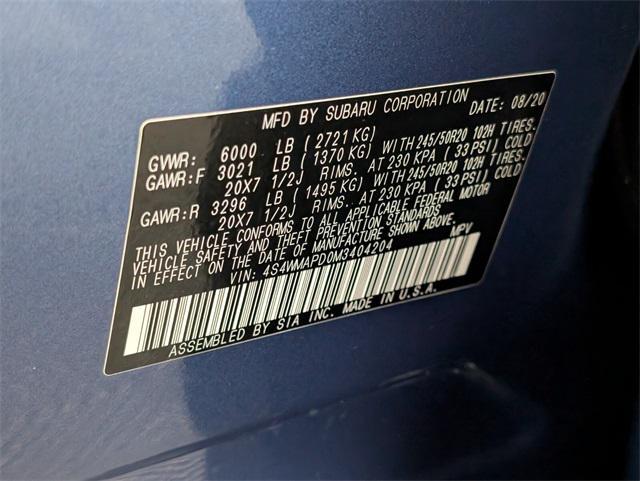 used 2021 Subaru Ascent car, priced at $25,599