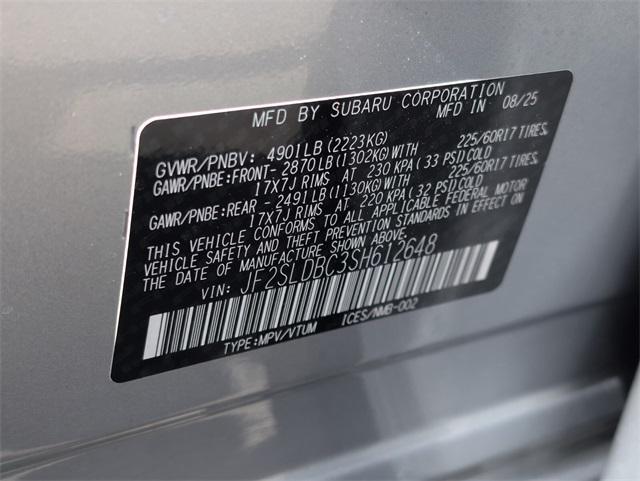 new 2025 Subaru Forester car, priced at $34,805
