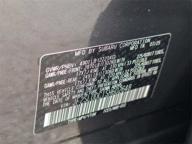 new 2025 Subaru Forester car, priced at $37,118