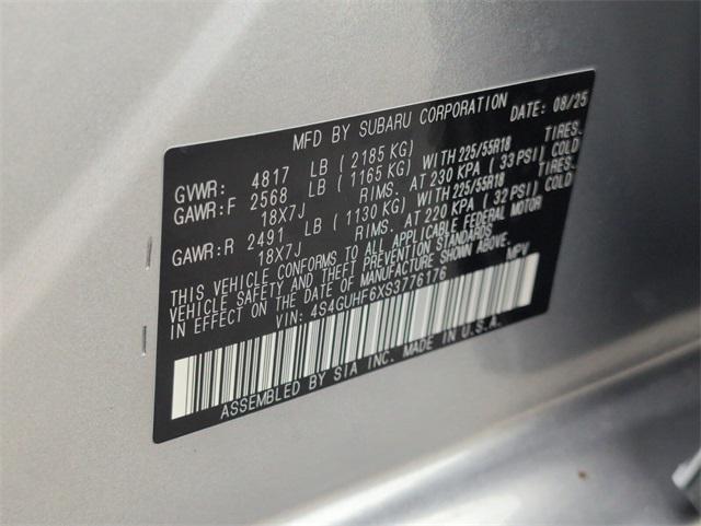 new 2025 Subaru Crosstrek car, priced at $32,165