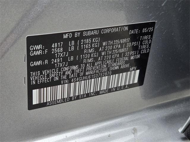 new 2025 Subaru Crosstrek car, priced at $37,198