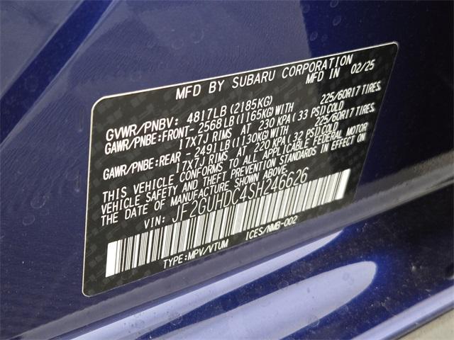 new 2025 Subaru Crosstrek car, priced at $31,573