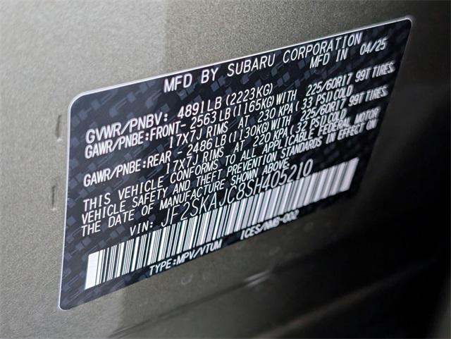new 2025 Subaru Forester car, priced at $40,690