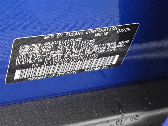 new 2025 Subaru WRX car, priced at $38,428