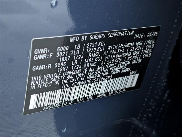 new 2025 Subaru Ascent car, priced at $42,471