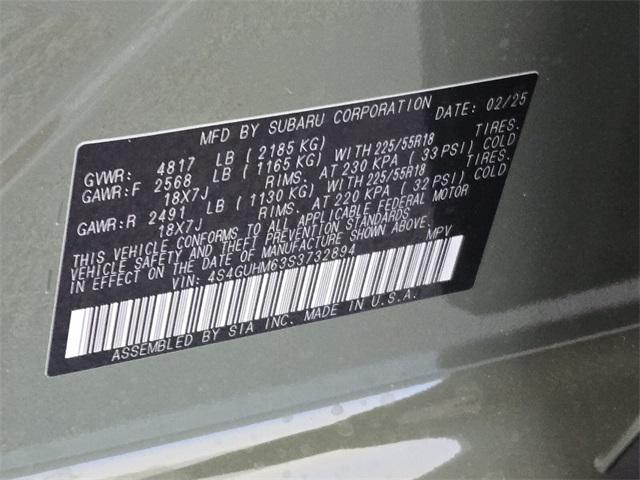 new 2025 Subaru Crosstrek car, priced at $35,272