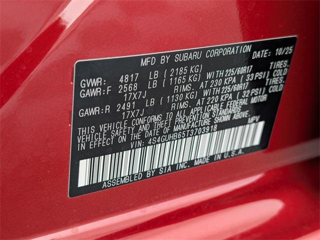 new 2026 Subaru Crosstrek car, priced at $28,415