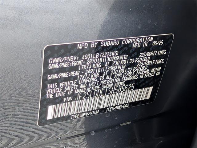 new 2025 Subaru Forester car, priced at $36,892