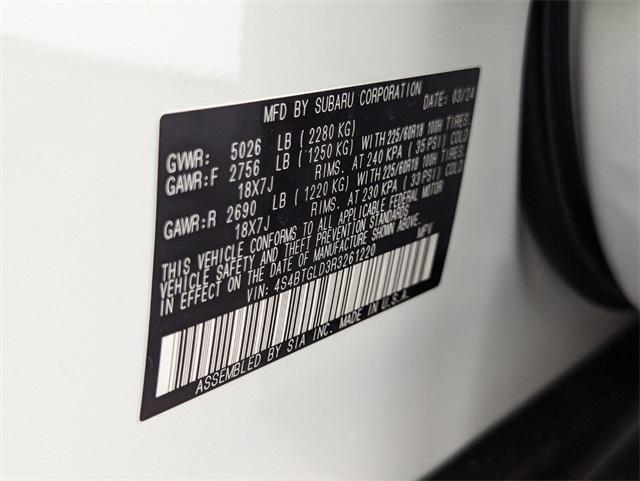 new 2024 Subaru Outback car, priced at $38,919