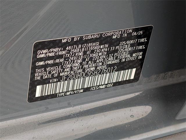 new 2025 Subaru Crosstrek car, priced at $30,680