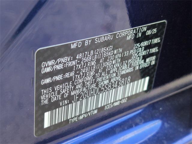 new 2025 Subaru Crosstrek car, priced at $32,383
