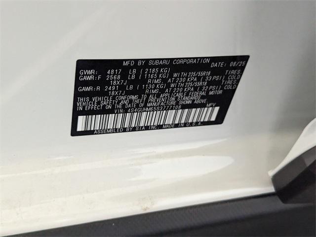 new 2025 Subaru Crosstrek car, priced at $33,909