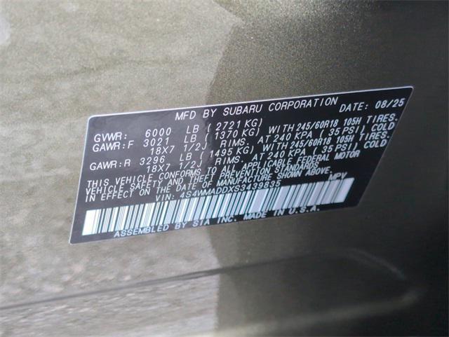 new 2025 Subaru Ascent car, priced at $41,747
