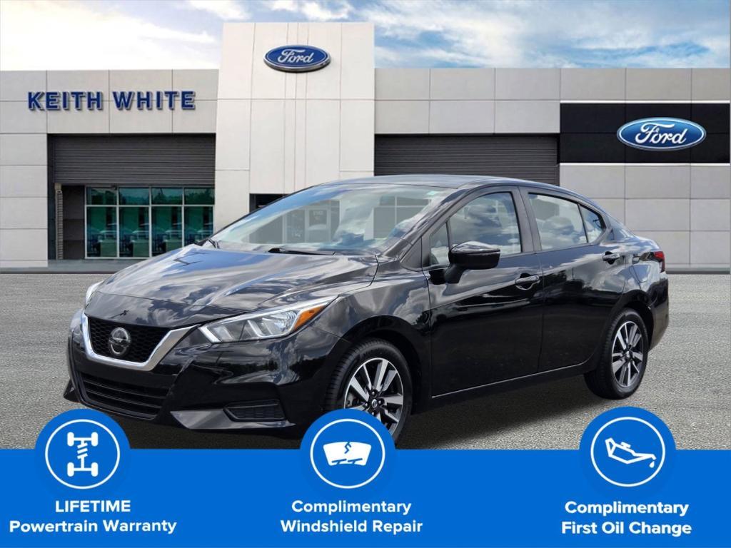 used 2021 Nissan Versa car, priced at $17,255