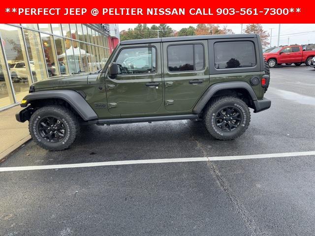 used 2021 Jeep Wrangler car, priced at $35,000