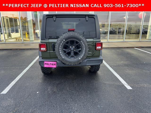 used 2021 Jeep Wrangler car, priced at $35,000