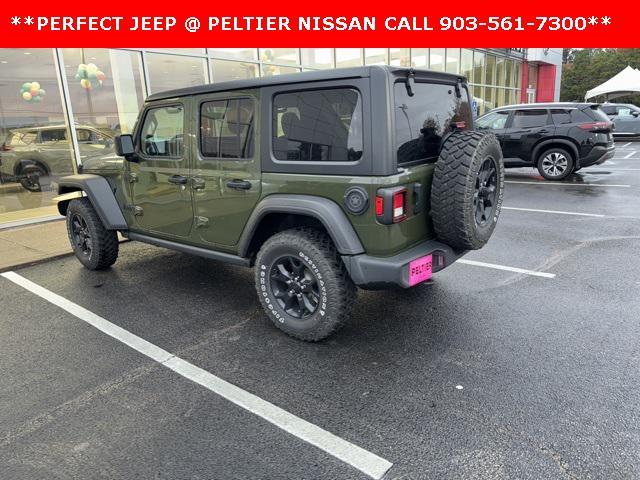 used 2021 Jeep Wrangler car, priced at $35,000