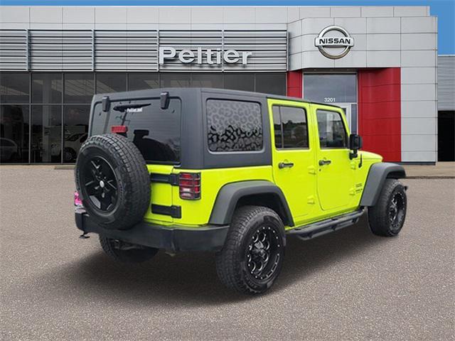 used 2017 Jeep Wrangler Unlimited car, priced at $22,285