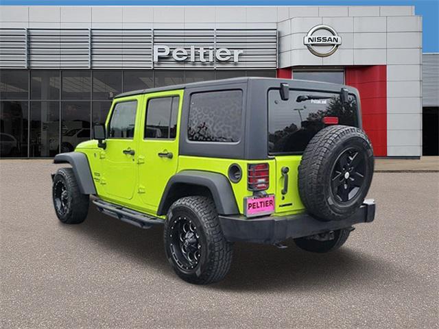 used 2017 Jeep Wrangler Unlimited car, priced at $22,285