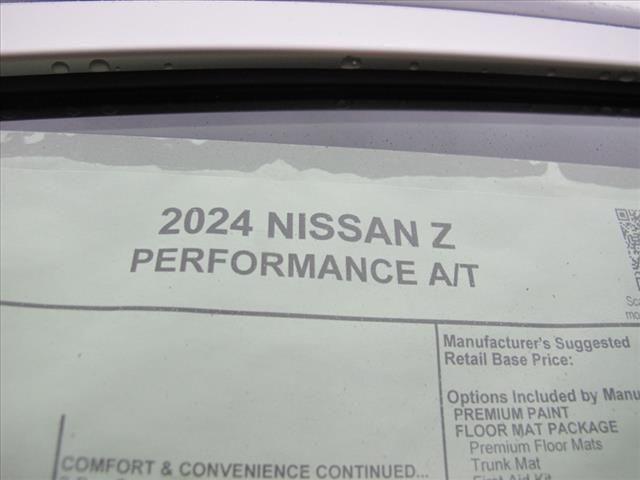 new 2024 Nissan Z car, priced at $51,863
