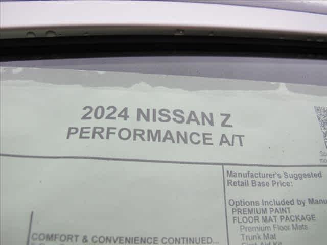 new 2024 Nissan Z car, priced at $49,876