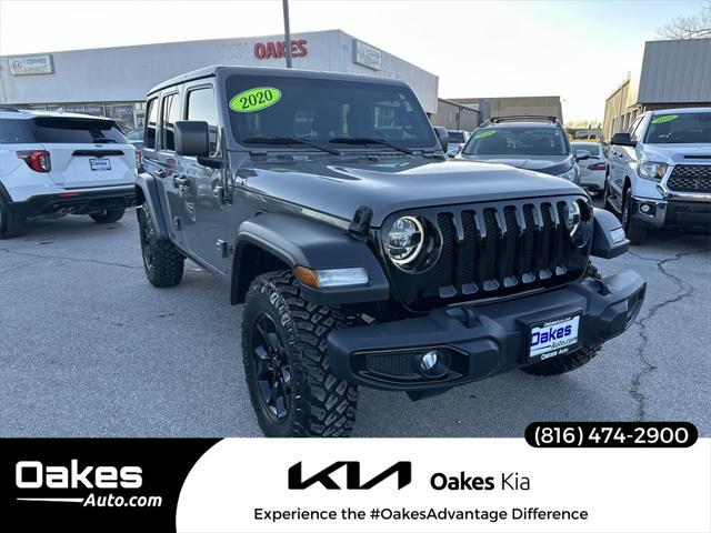 used 2020 Jeep Wrangler Unlimited car, priced at $30,500