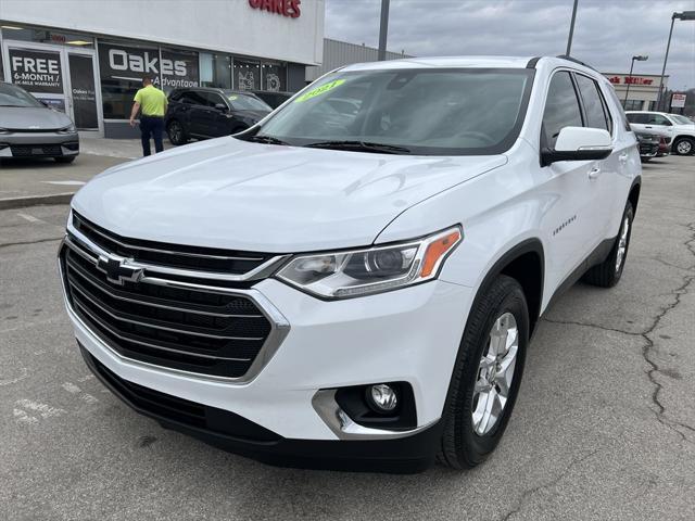 used 2021 Chevrolet Traverse car, priced at $23,500