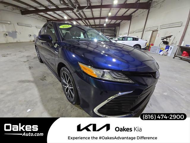 used 2021 Toyota Camry Hybrid car, priced at $27,500