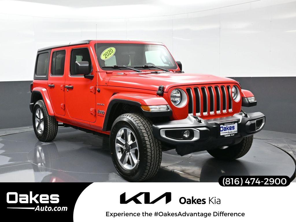 used 2020 Jeep Wrangler Unlimited car, priced at $22,500