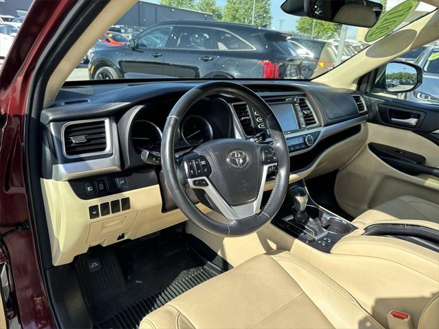 used 2017 Toyota Highlander car, priced at $22,000
