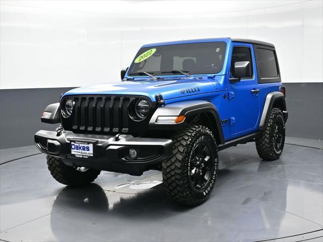 used 2022 Jeep Wrangler car, priced at $30,000