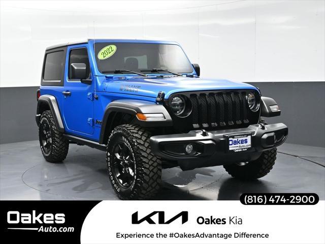 used 2022 Jeep Wrangler car, priced at $30,000