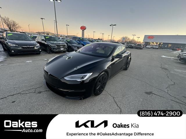 used 2021 Tesla Model S car, priced at $56,000