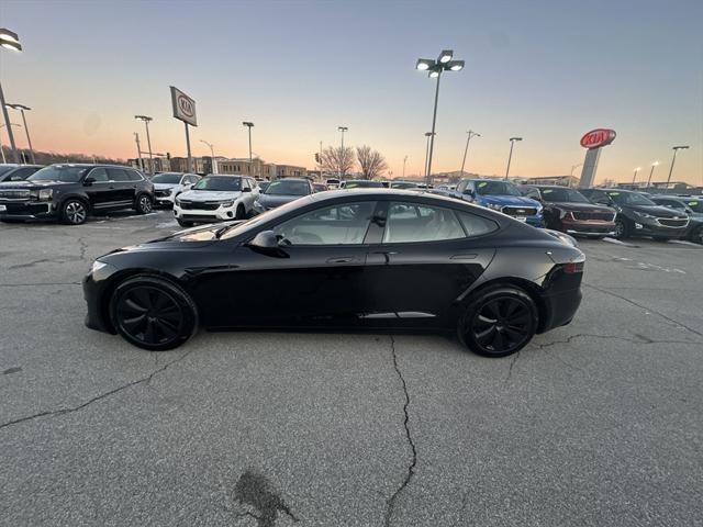 used 2021 Tesla Model S car, priced at $56,000