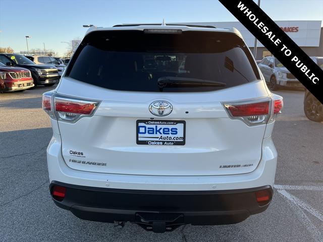 used 2015 Toyota Highlander car, priced at $16,500