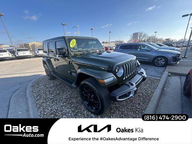 used 2021 Jeep Wrangler Unlimited 4xe car, priced at $29,500