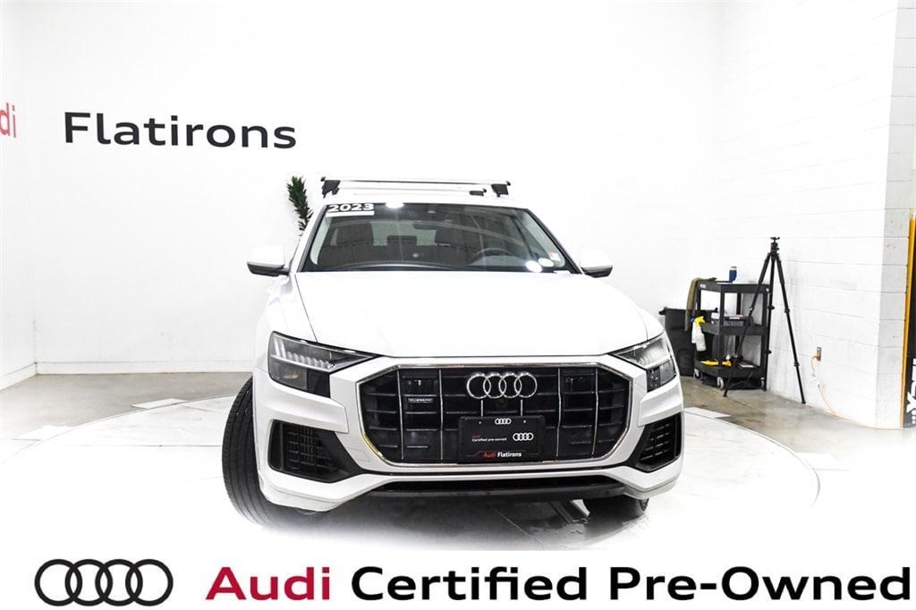 used 2023 Audi Q8 car, priced at $58,490