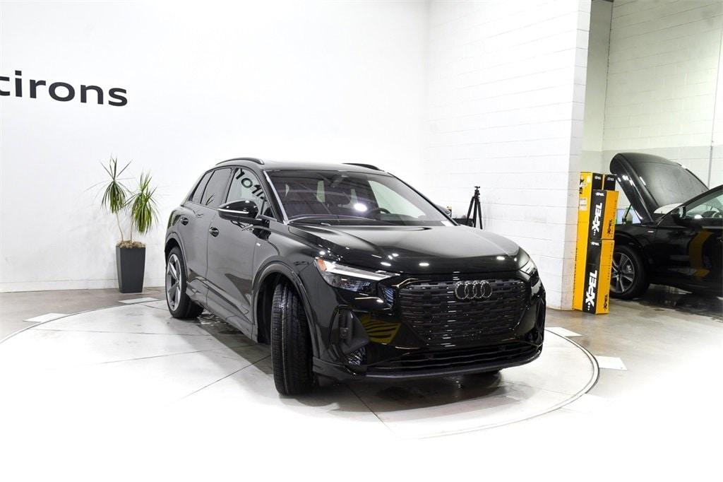 new 2025 Audi Q4 e-tron car, priced at $66,380